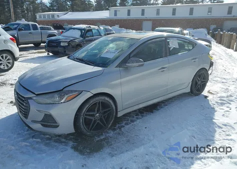 2018 Hyundai Elantra Sport from USA, damaged, VIN KMHD04LB5JU723306